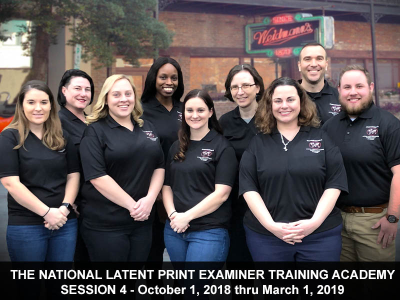 National Latent Print Examiner Training Academy - Session 4 group photo