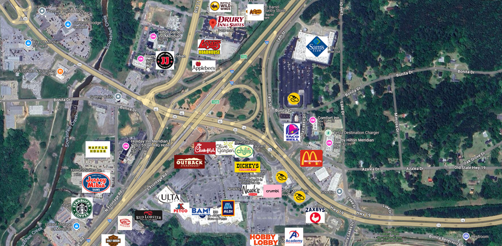Academy Host Hotel & Surrounding Area